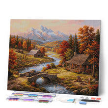 Load image into Gallery viewer, Diamond Painting - Autumn by the River
