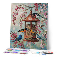 Load image into Gallery viewer, Diamond Painting - Cherry Blossom Birds