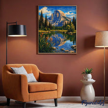 Load image into Gallery viewer, Diamond Painting - Yosemite National Park, Half Dome - California