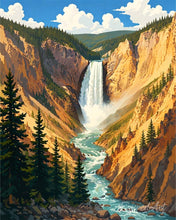 Load image into Gallery viewer, Diamond Painting - Yellowstone National Park, Lower Falls - Wyoming