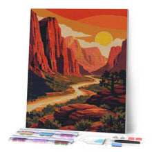 Load image into Gallery viewer, Diamond Painting - Zion National Park - Utah