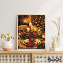 Load image into Gallery viewer, Diamond Painting - Elegant Christmas Table