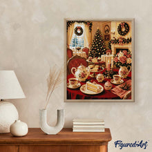 Load image into Gallery viewer, Diamond Painting - Christmas Tea Time