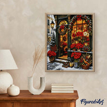 Load image into Gallery viewer, Diamond Painting - Christmas Flower Shop