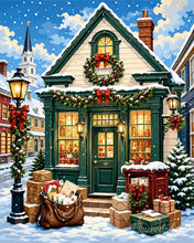 Load image into Gallery viewer, Diamond Painting - Cozy Christmas Cottage