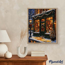 Load image into Gallery viewer, Diamond Painting - Christmas Bookstore