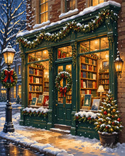 Load image into Gallery viewer, Diamond Painting - Christmas Bookstore