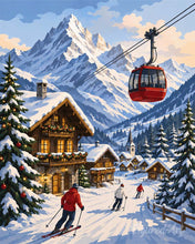 Load image into Gallery viewer, Diamond Painting - Alpine Winter Holiday