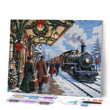 Load image into Gallery viewer, Diamond Painting - Holiday Train Escape