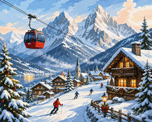 Load image into Gallery viewer, Diamond Painting - Alpine Christmas Escape