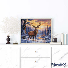Load image into Gallery viewer, Diamond Painting - Majestic Winter Deer