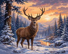 Load image into Gallery viewer, Diamond Painting - Majestic Winter Deer