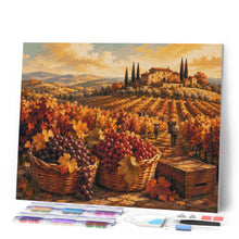 Load image into Gallery viewer, Diamond Painting - Autumn Vineyard Harvest