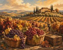 Load image into Gallery viewer, Diamond Painting - Autumn Vineyard Harvest