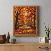 Load image into Gallery viewer, Diamond Painting - Central Park and Literary Walk in Autumn