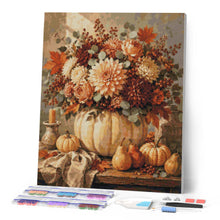 Load image into Gallery viewer, Diamond Painting - Floral Pumpkin Centerpiece