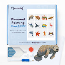 Load image into Gallery viewer, Gem Painting kit - Aquatic animals series