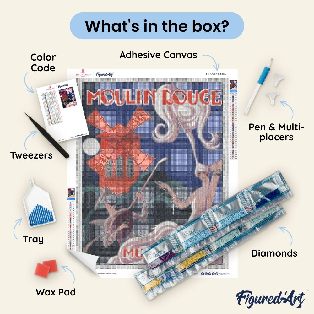 Diamond Painting - Poster Moulin Rouge - Music Hall