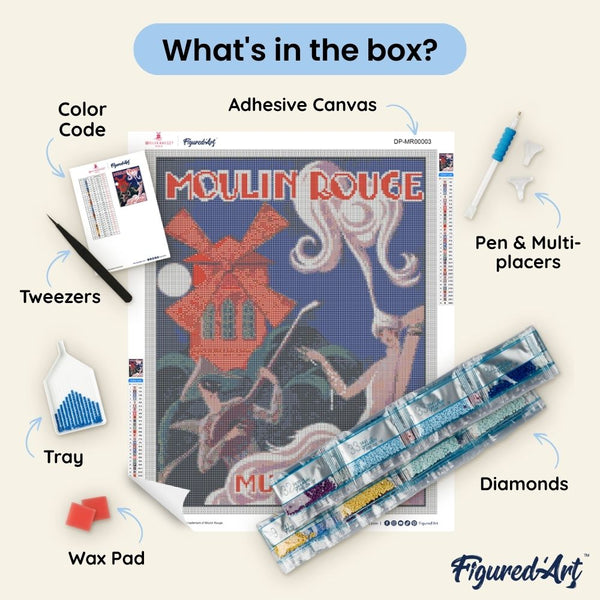 Diamond Painting - Poster Moulin Rouge - Music Hall