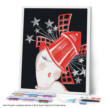 Load image into Gallery viewer, Diamond Painting - Poster Moulin Rouge - Paris Under the Stars canvas already framed