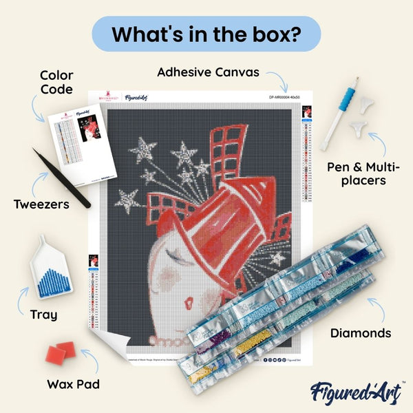 Diamond Painting - Poster Moulin Rouge - Paris Under the Stars