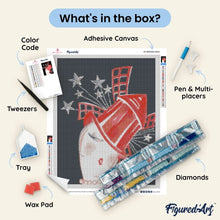 Load image into Gallery viewer, Diamond Painting - Poster Moulin Rouge - Paris Under the Stars