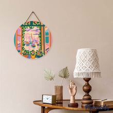 Load image into Gallery viewer, Diamond Painting on Wood Slice - The Open Window - Matisse