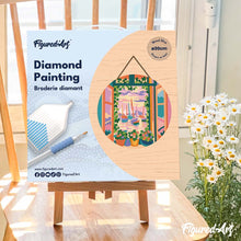 Load image into Gallery viewer, Diamond Painting on Wood Slice - The Open Window - Matisse