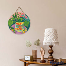 Load image into Gallery viewer, Diamond Painting on Wood Slice - Goldfish - Matisse
