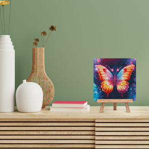 Mini Diamond Painting 10"x10" - Sparkling Butterfly