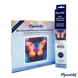 Mini Diamond Painting 10"x10" - Sparkling Butterfly