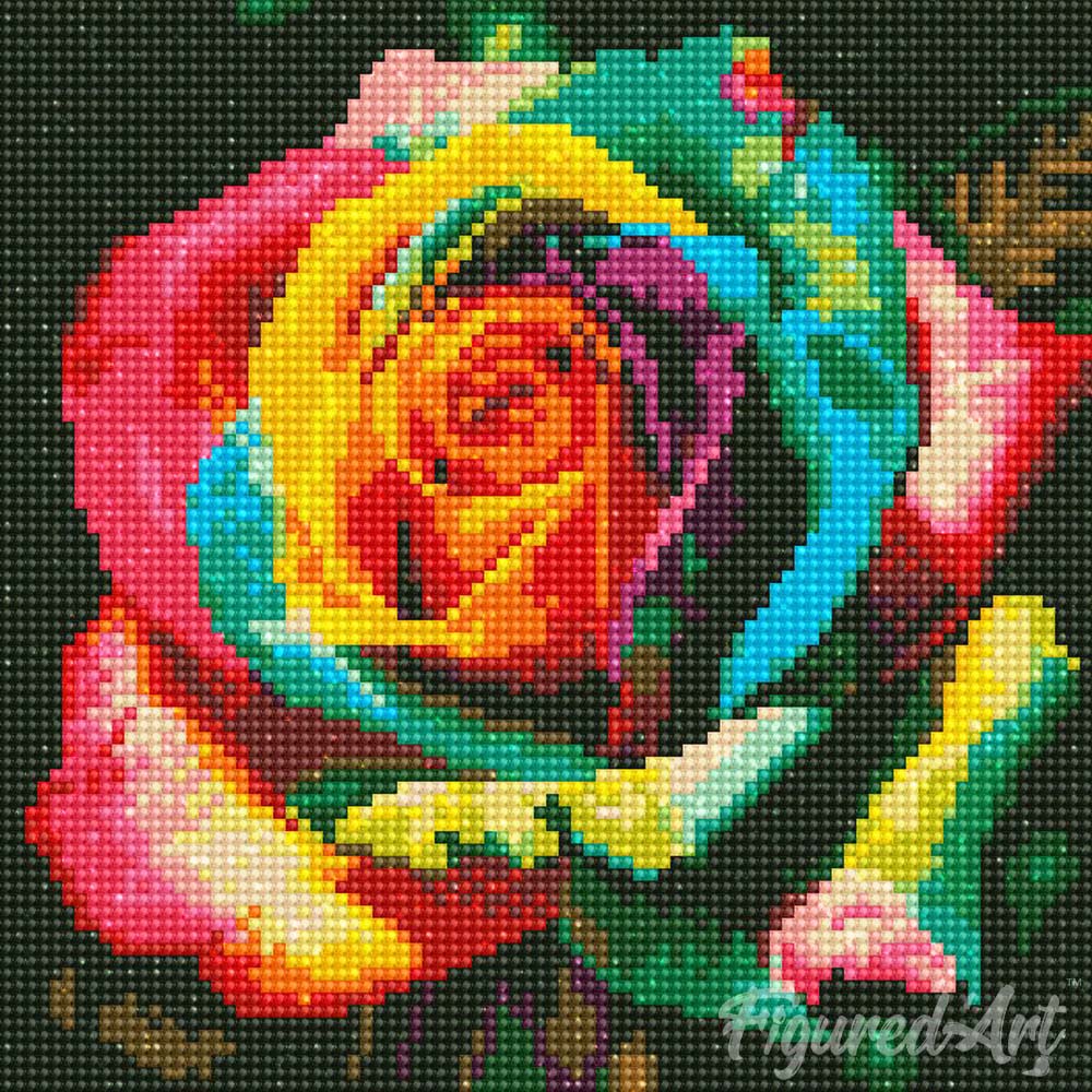 ダイヤモンドアートクラブ Rose Library キット Rose Library – Diamond Art Club