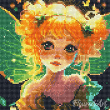 Load image into Gallery viewer, Mini Diamond Painting 10&quot;x10&quot; - Pretty Little Fairy