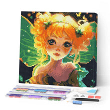 Load image into Gallery viewer, Mini Diamond Painting 10"x10" - Pretty Little Fairy Figured'Art USA
