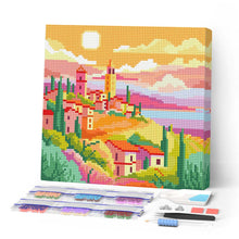 Load image into Gallery viewer, Mini Diamond Painting 10"x10" - Tuscan Spring Figured'Art USA