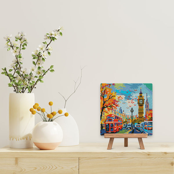 Mini Diamond Painting 10"x10" - Autumn in London City
