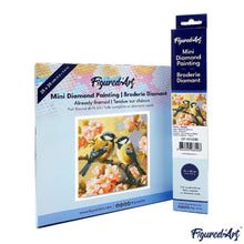 Load image into Gallery viewer, Mini Diamond Painting 10&quot;x10&quot; - Pair of Birds amidst Blossoms