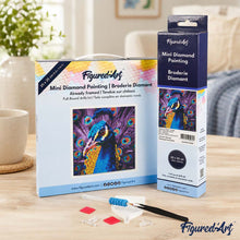 Load image into Gallery viewer, Mini Diamond Painting 10"x10" - Graceful Peacock