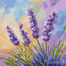 Load image into Gallery viewer, Mini Diamond Painting 10"x10" - Lavender