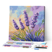 Load image into Gallery viewer, Paint by numbers kit for adults Mini Diamond Painting 10"x10" - Lavender Figured'Art