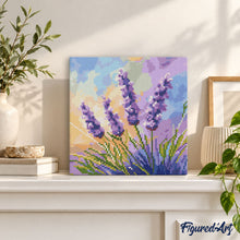 Load image into Gallery viewer, Mini Diamond Painting 10"x10" - Lavender