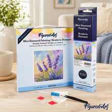 Load image into Gallery viewer, Mini Diamond Painting 10"x10" - Lavender
