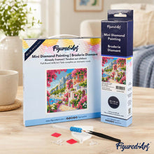 Load image into Gallery viewer, Mini Diamond Painting 10"x10" - Capri Floral Lane