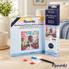 Load image into Gallery viewer, Mini Diamond Painting 10"x10" - Kyoto in Bloom