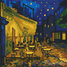 Load image into Gallery viewer, Mini Diamond Painting 10"x10" - Van Gogh Cafe Terrace at Night
