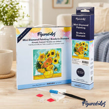 Load image into Gallery viewer, Mini Diamond Painting 10"x10" - Van Gogh - Sunflowers