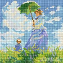 Load image into Gallery viewer, Mini Diamond Painting 10"x10" - The walk - Monet
