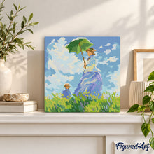 Load image into Gallery viewer, Mini Diamond Painting 10"x10" - The walk - Monet