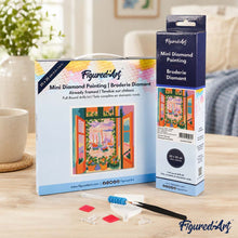 Load image into Gallery viewer, Mini Diamond Painting 10"x10" - The Open Window - Matisse