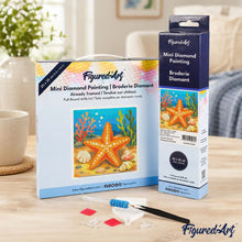 Load image into Gallery viewer, Mini Diamond Painting 10"x10" - Starfish